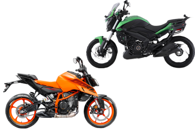 duke 390 and dominor 400 in white background