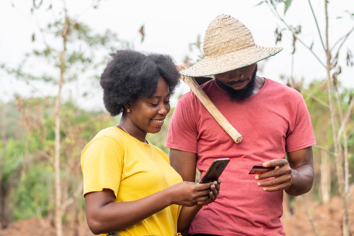African farmers using kisan credit card