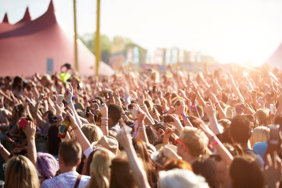 crowd at concert