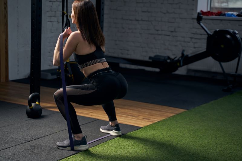Band Squat