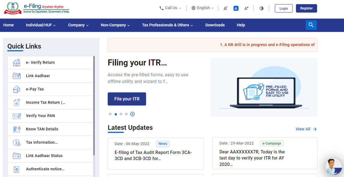 aadhaar card and income tax 