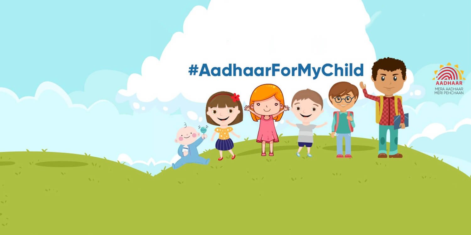 aadhaar card for child