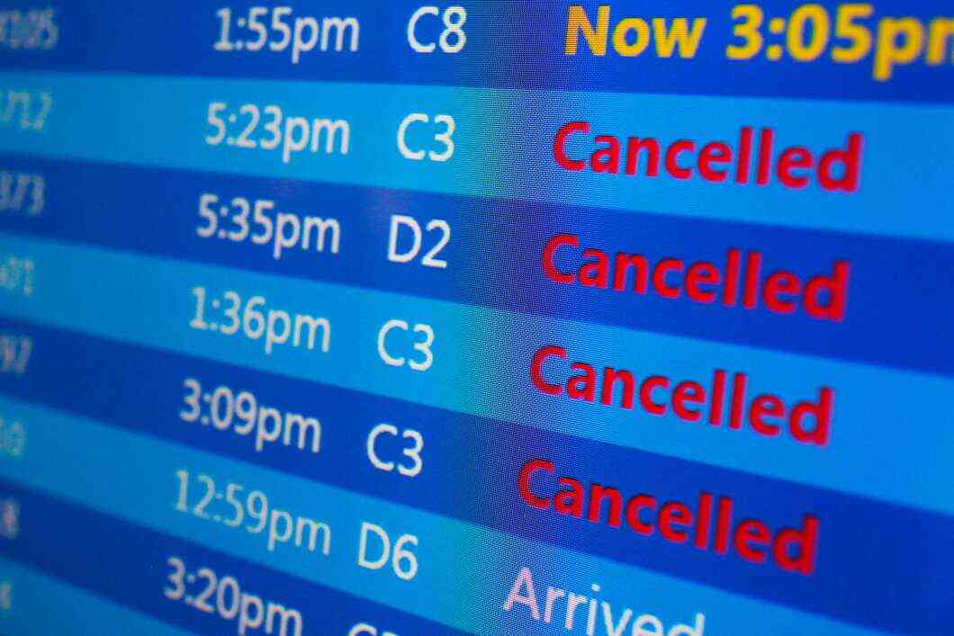 flight cancelation