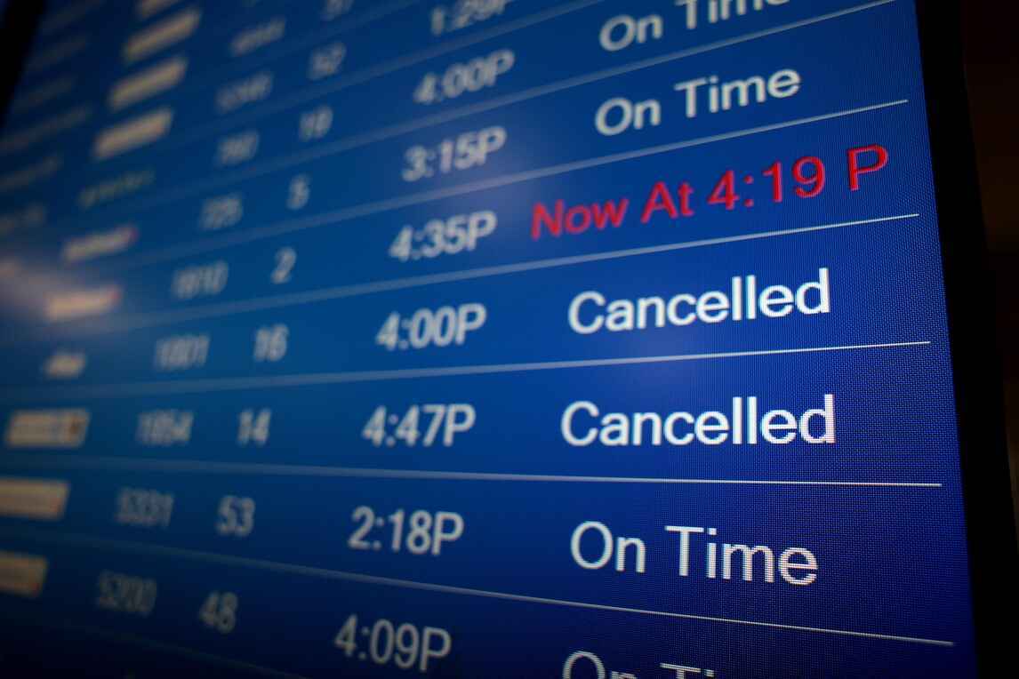 flight delayed