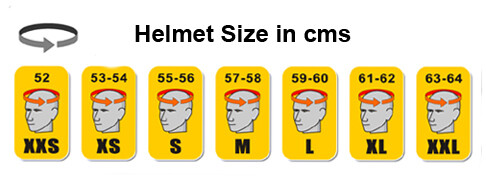 Skydiving Helmet Size Chart