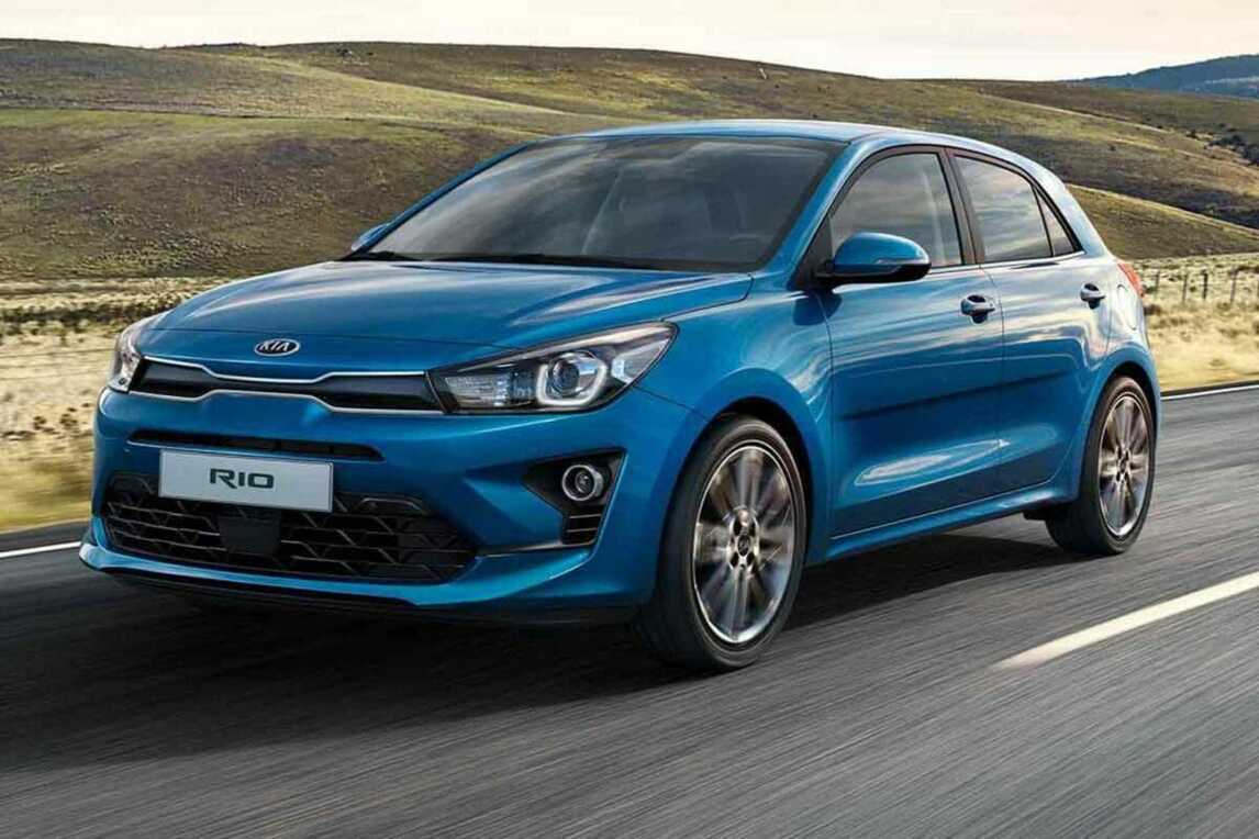 kia rio blue