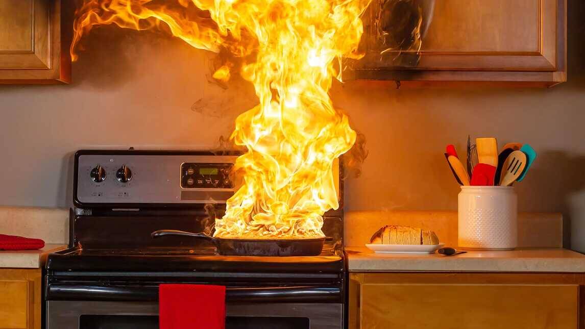 Kitchen Fire Safety List of measure on preventing fire in kitchen