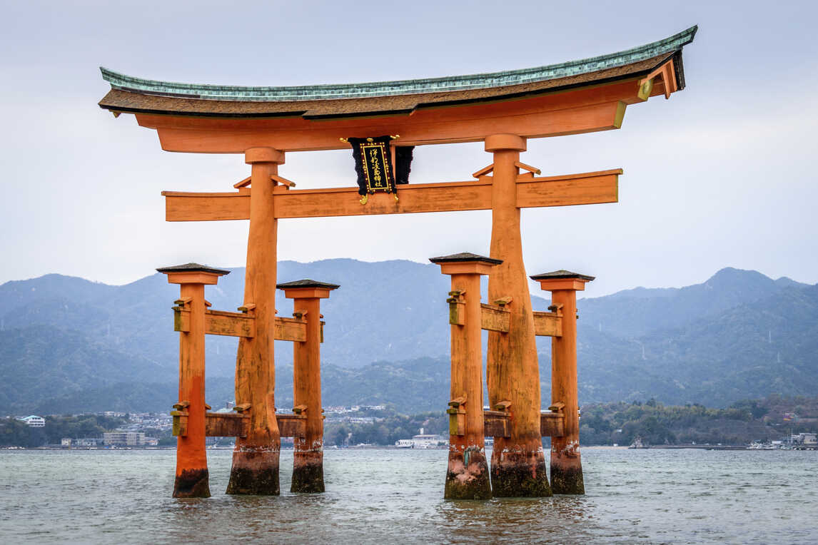 the island shrine of itsukushima