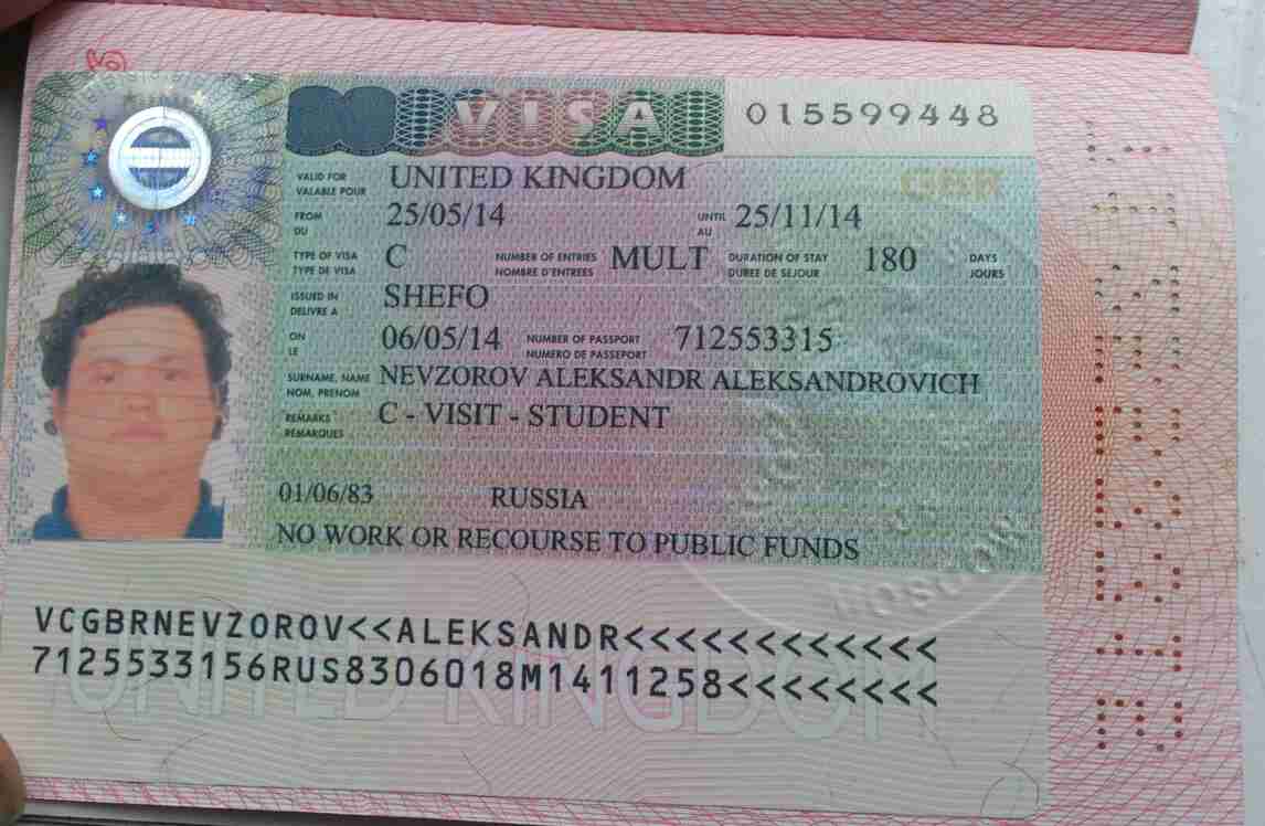 how does uk visit visa look like