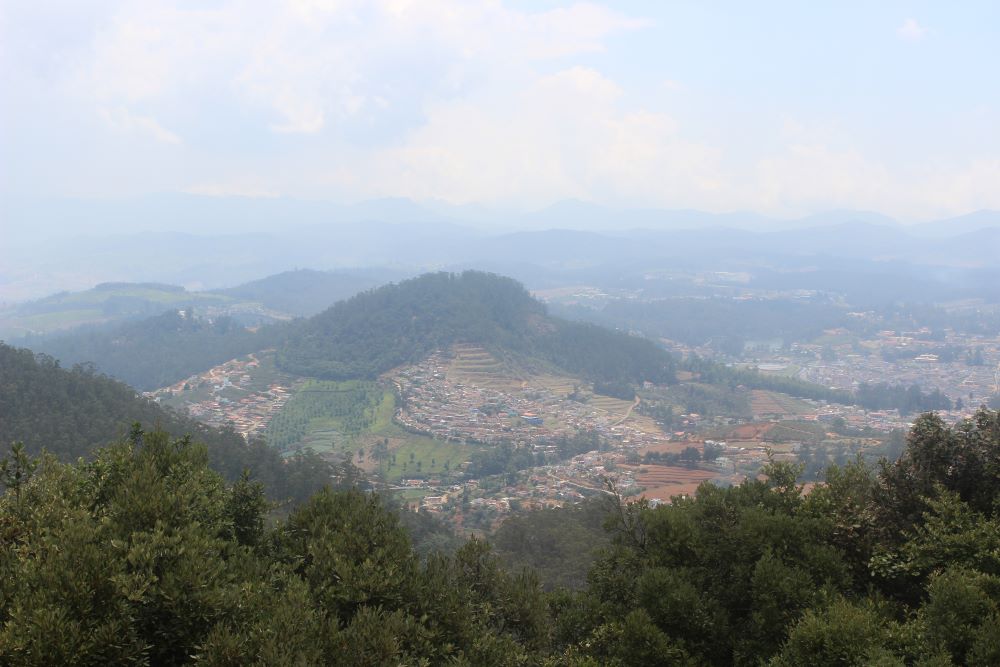 top view from doddabetta peak