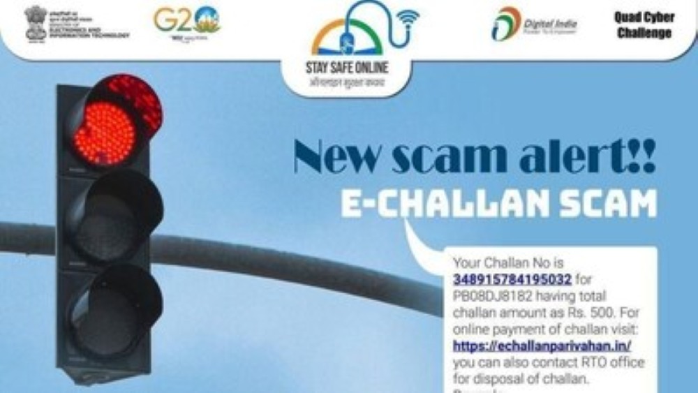 types of e challan scams in india