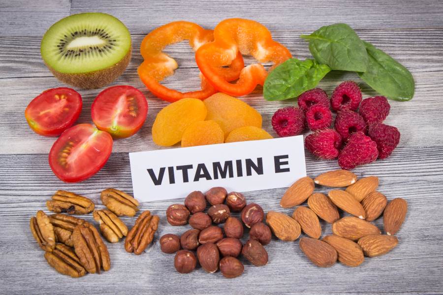 take vitamin e food daily during asthma diet