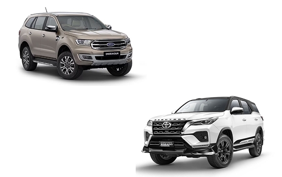 ford endeveour vs toyota fortuner