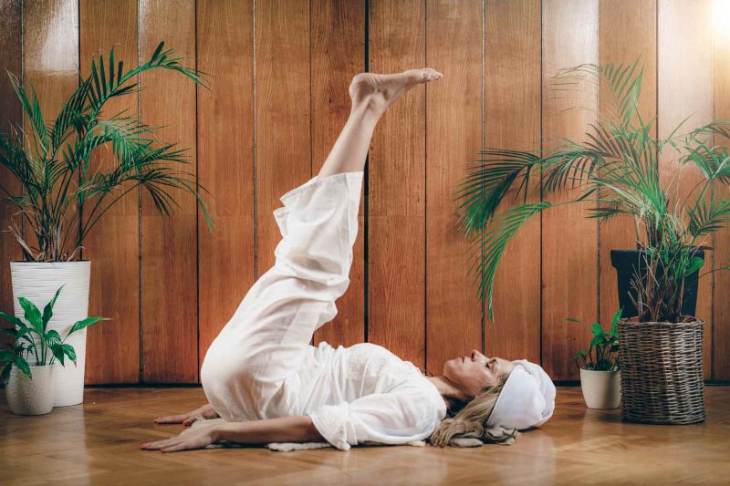 Half Plow Pose