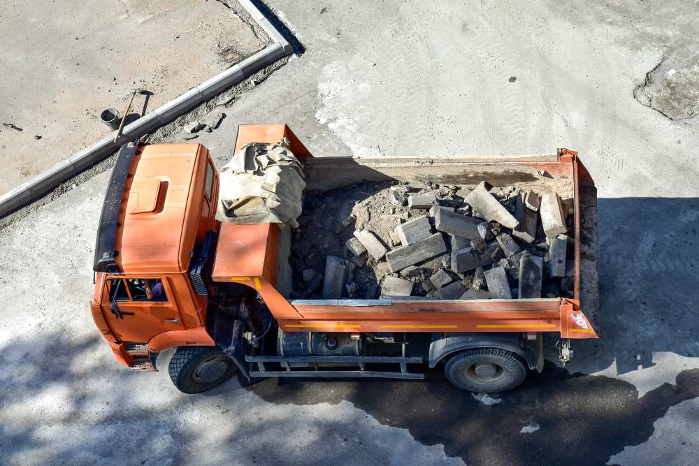 industrail dump truck