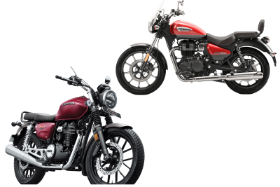 honda metor and honda highness in white background
