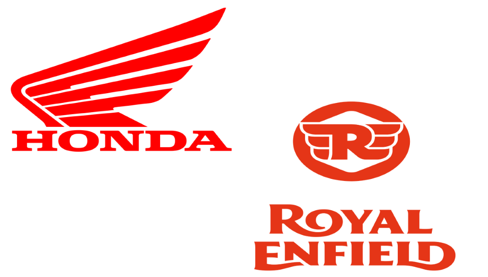 logo of honda and royal enfield