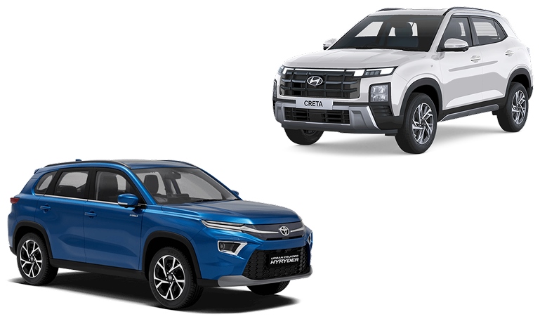 hyundai creta vs toyota hyryder