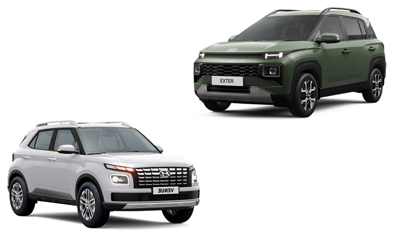 hyundai exter vs hyundai venue