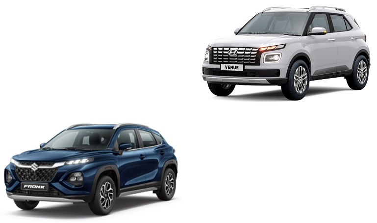 hyundai venue vs maruti fronx