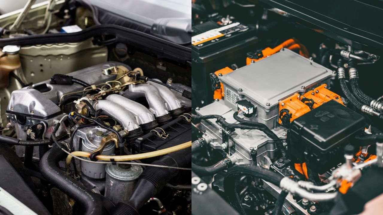 Difference Between Electric Motors vs Internal Combustion Engines in Cars