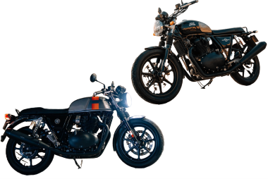interceptor and continental gt in white background