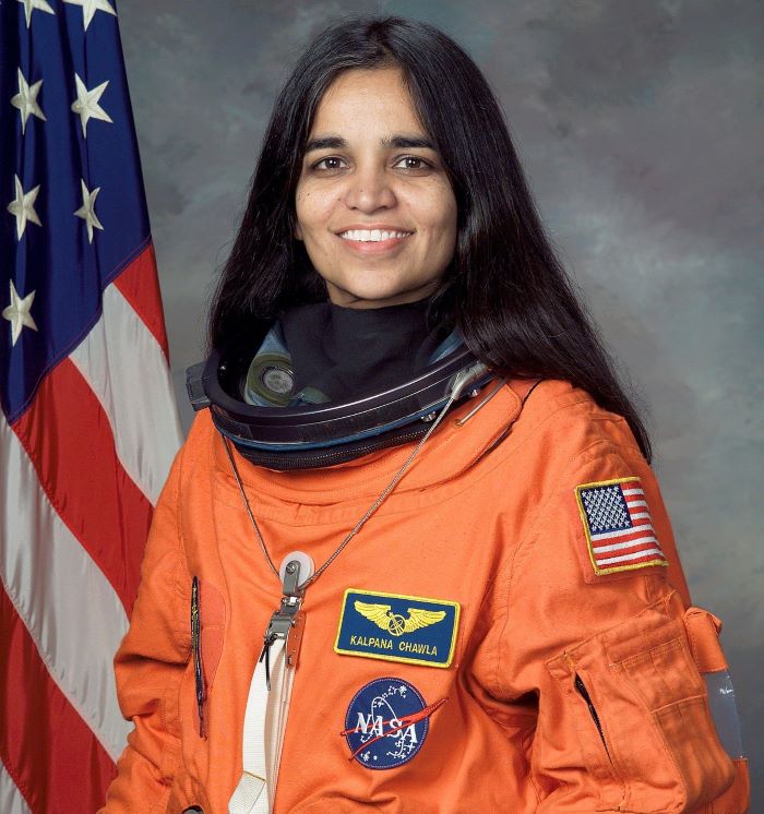 kalpana chawla in astronaut suite