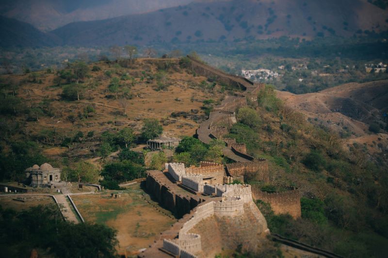 view of kumbhalgrh fort