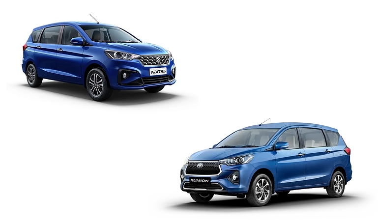 maruti ertiga vs toyota rumion