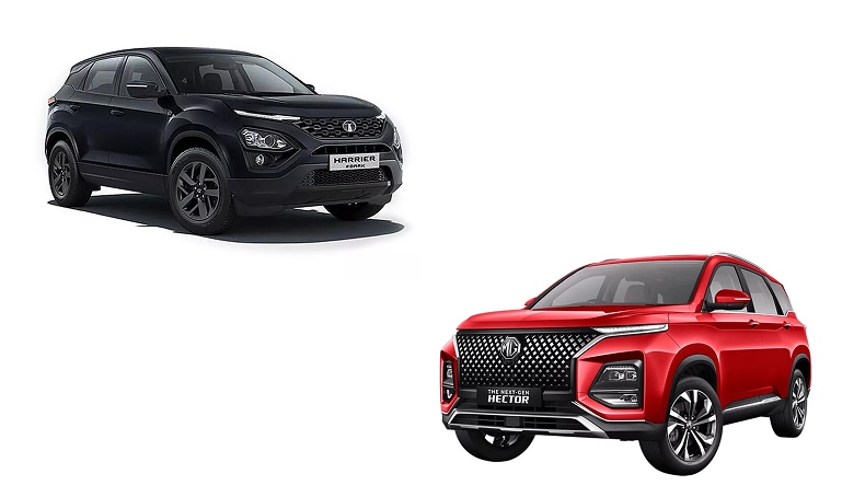 mg hector vs tata harrier