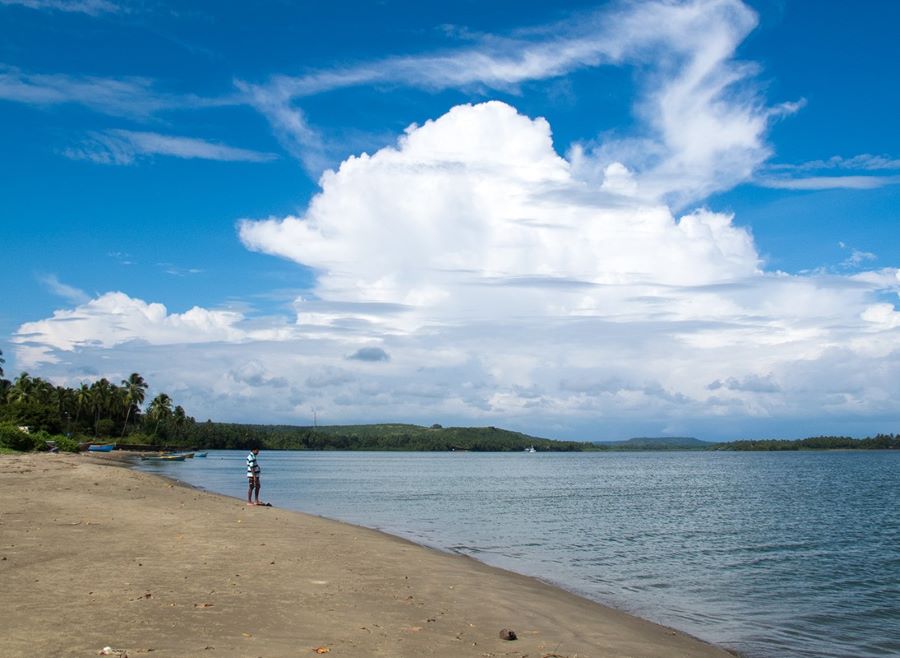 morjim beach in goa