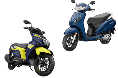 activa and ntorq in white background