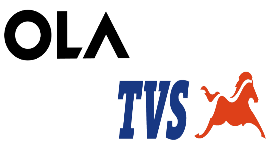 logo of ola and tvs
