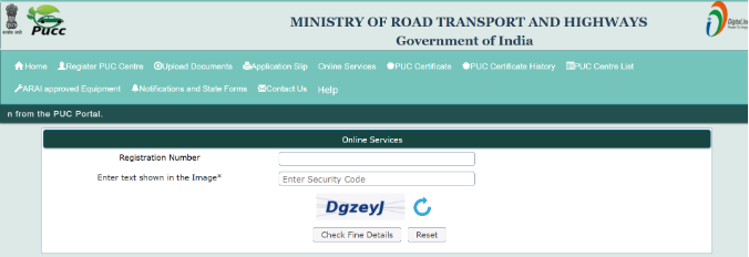 pay puc certificate expiry fine