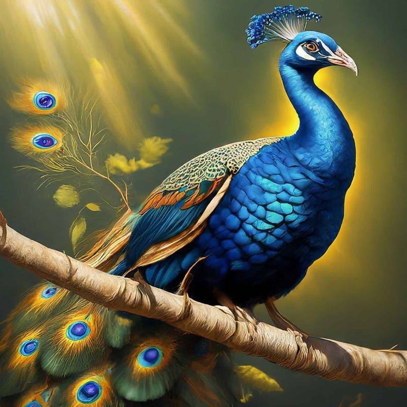 Peacock Painting
