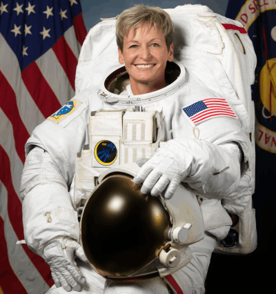 peggy whitson in astronaut suite