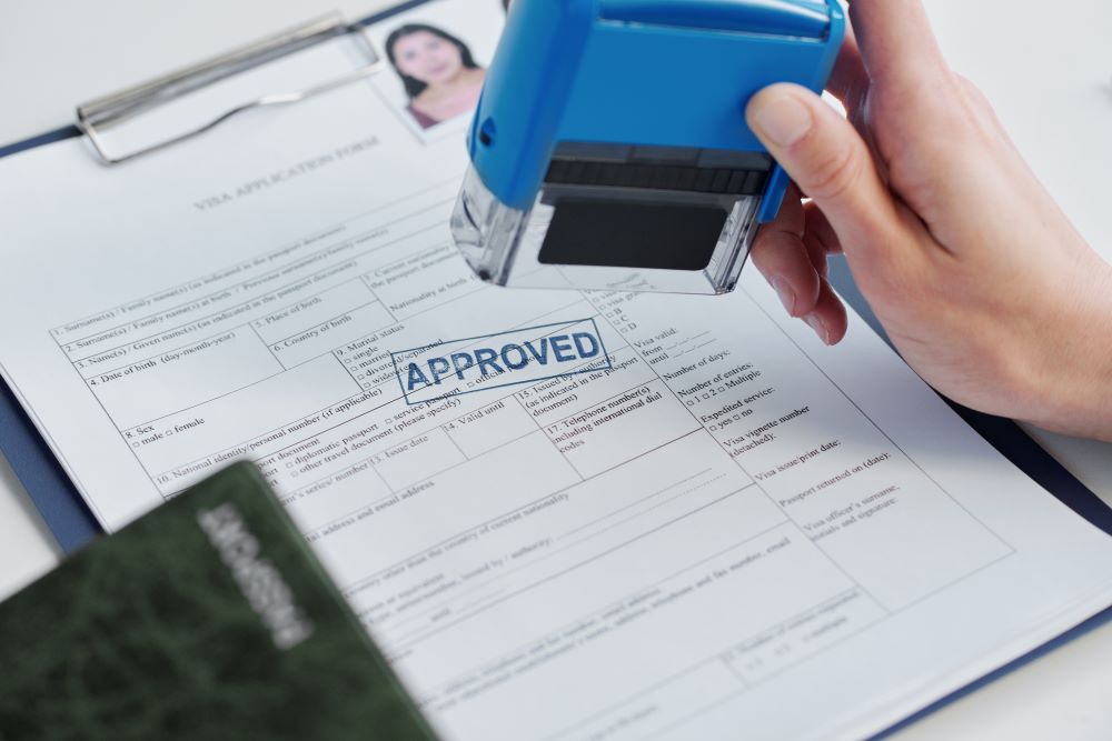 view of certificate getting approved