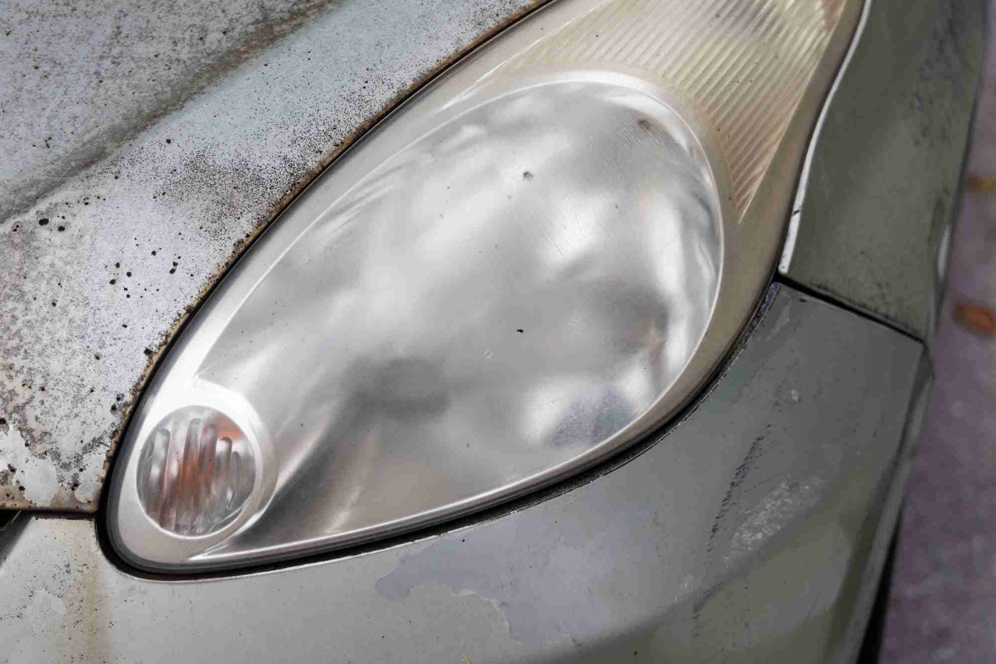 Fog in Car Headlight