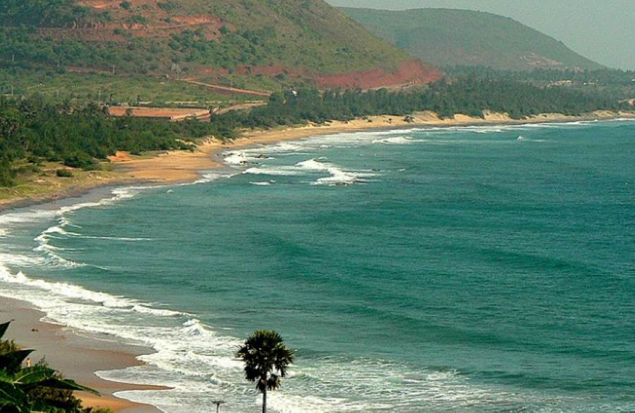 rushikonda beach in visakhapatnam