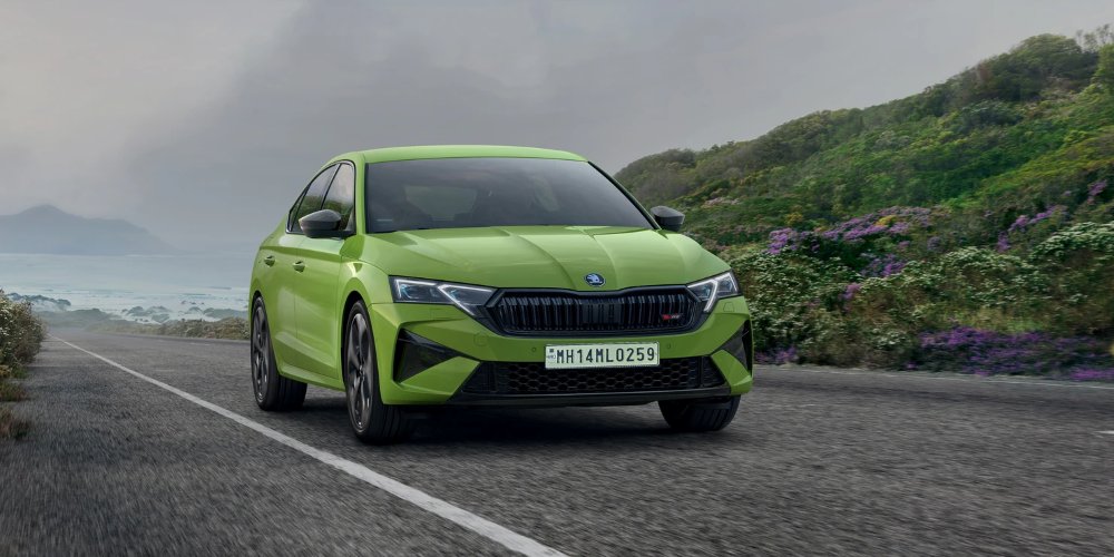 skoda octavia rs car