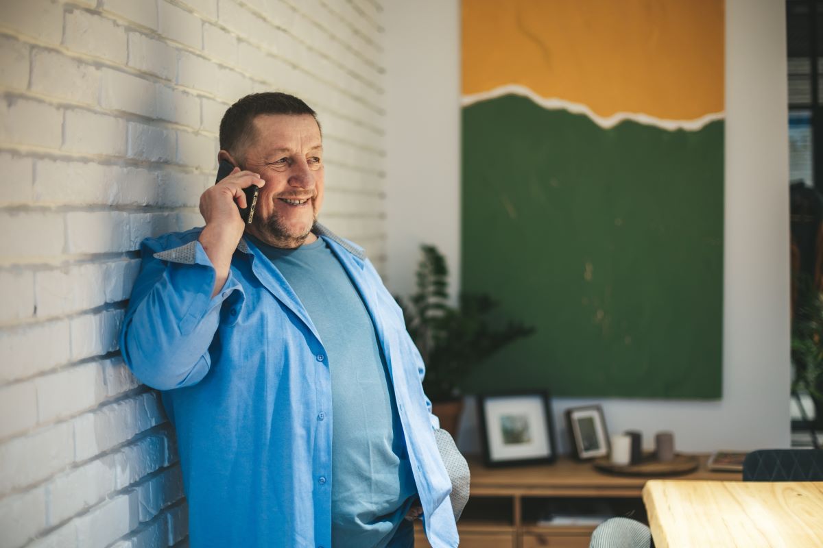 a man on call