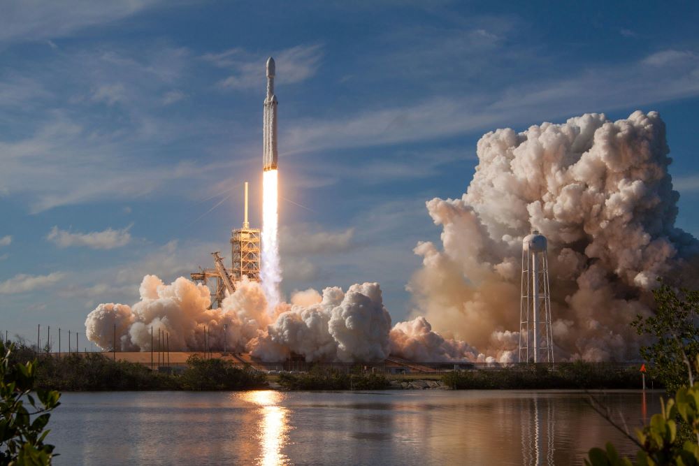 rocket lauching in spaceports