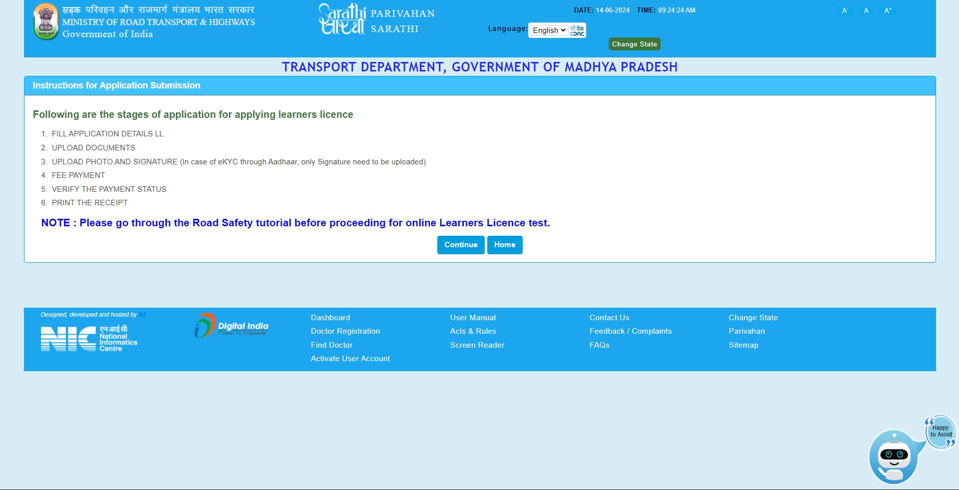 apply for driving licence