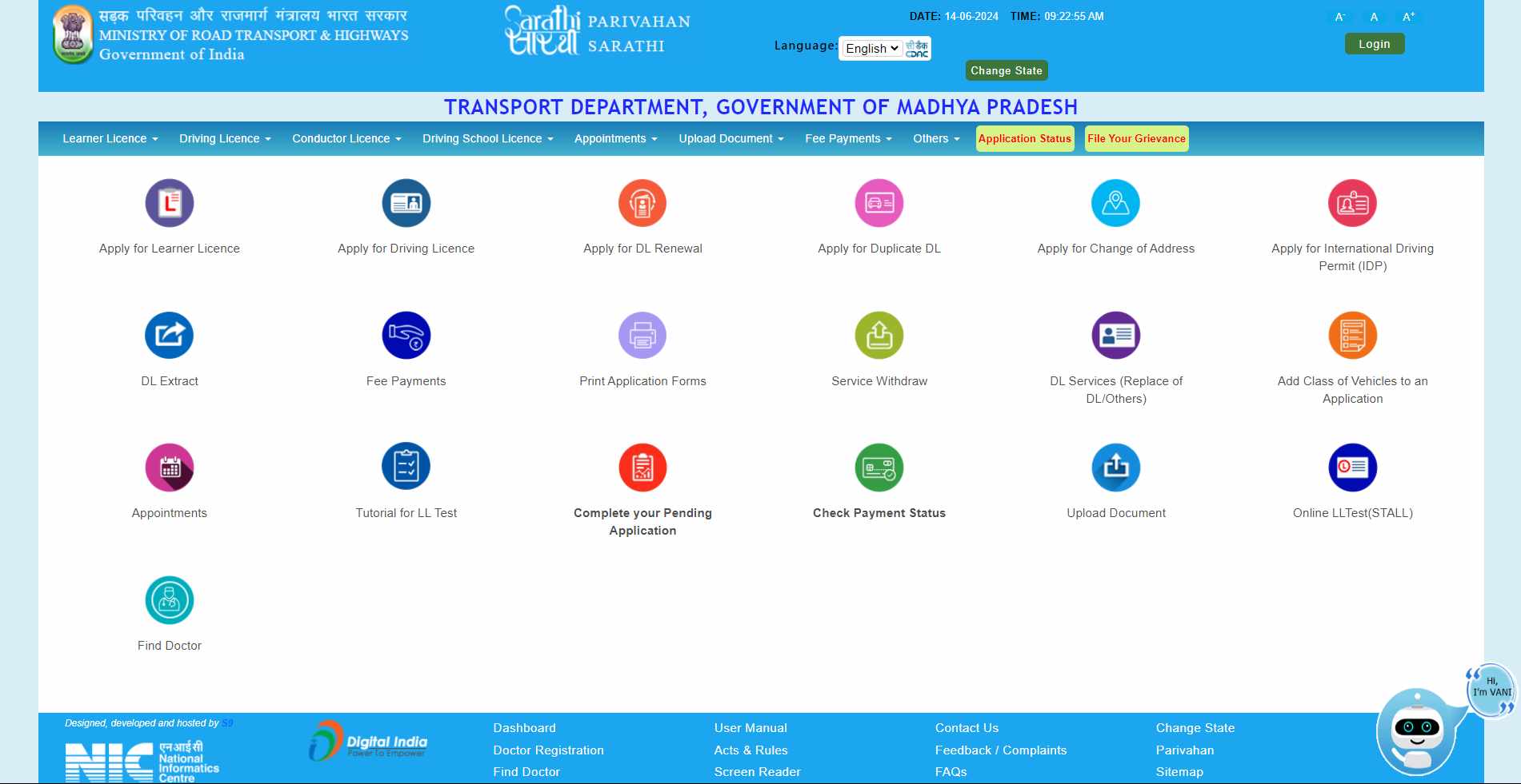 apply for driving licence
