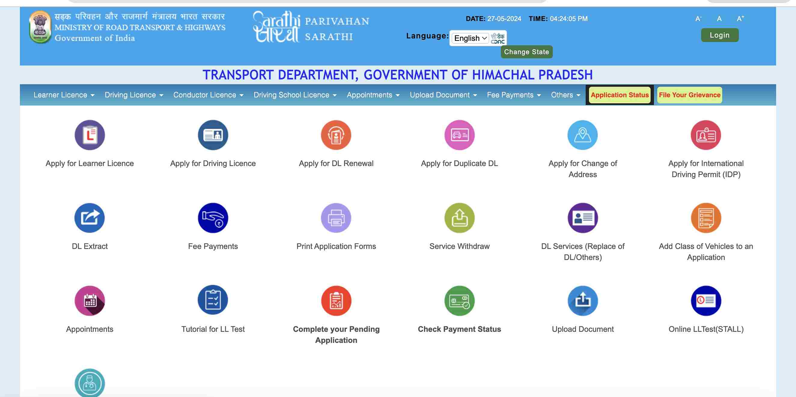 apply for driving licence