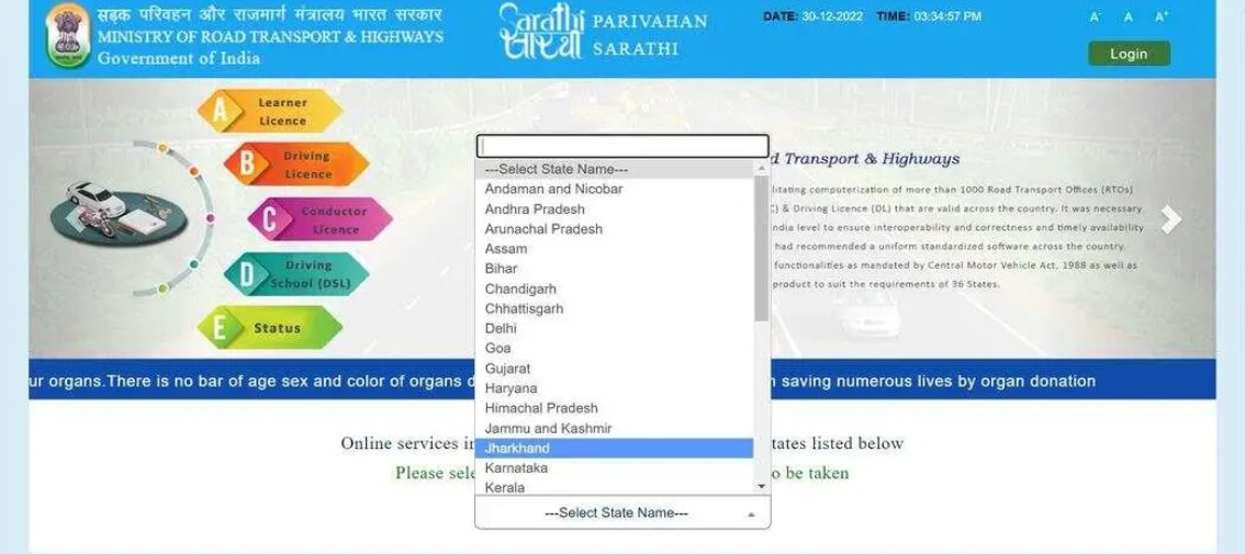 driving licence status