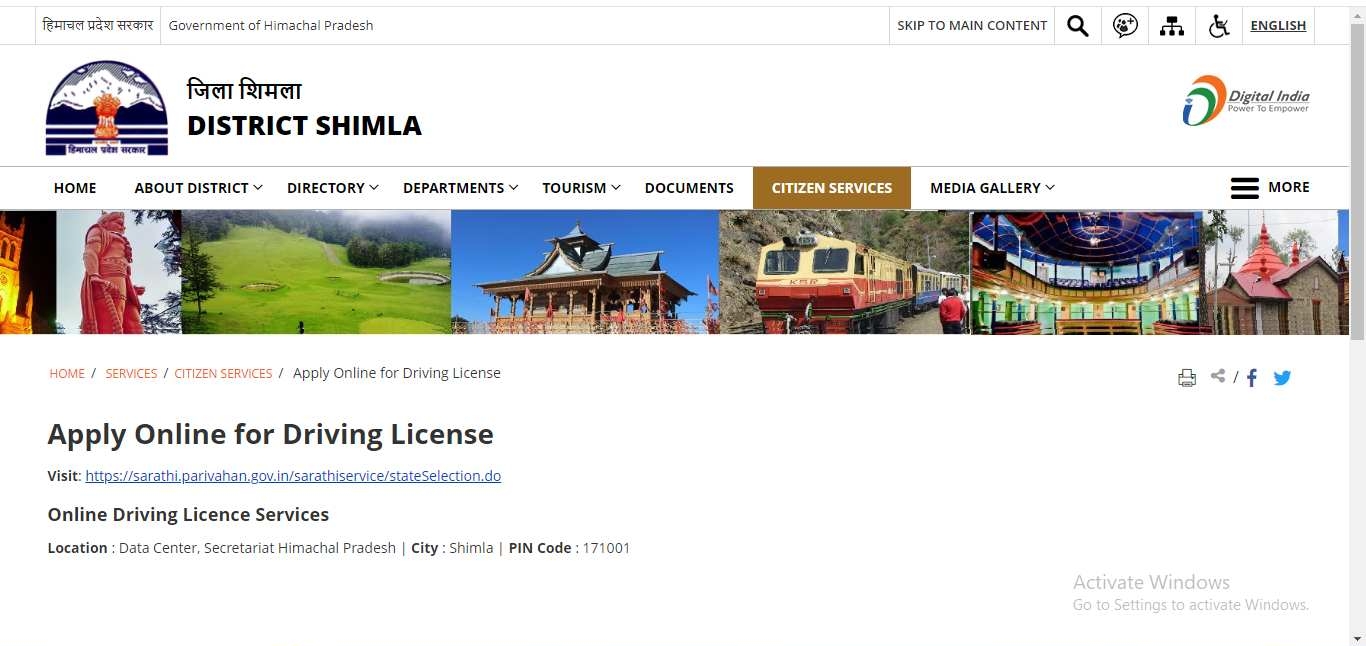 Apply for Driving Licence