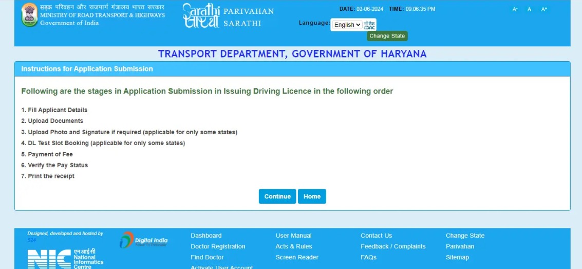 apply for driving licence