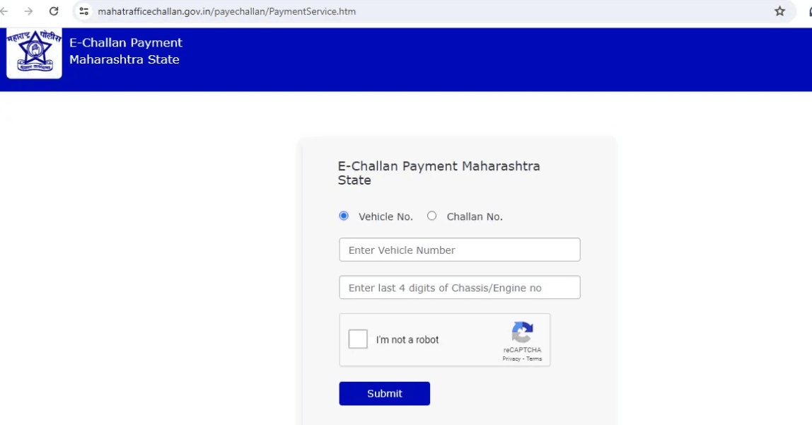 Check e-chalan