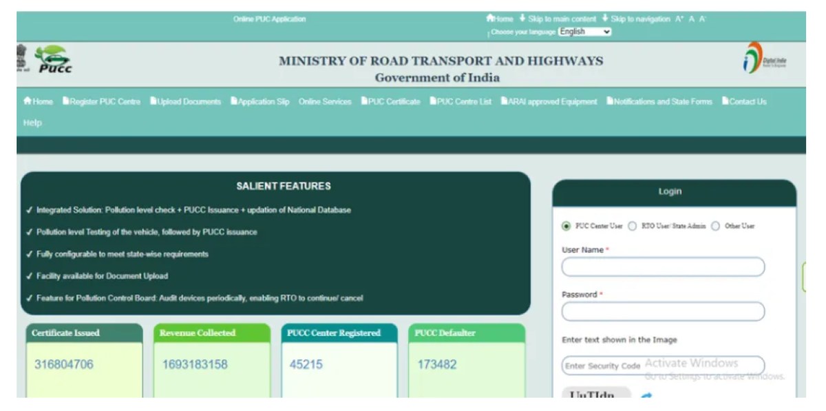 steps to get puc certificate in delhi online